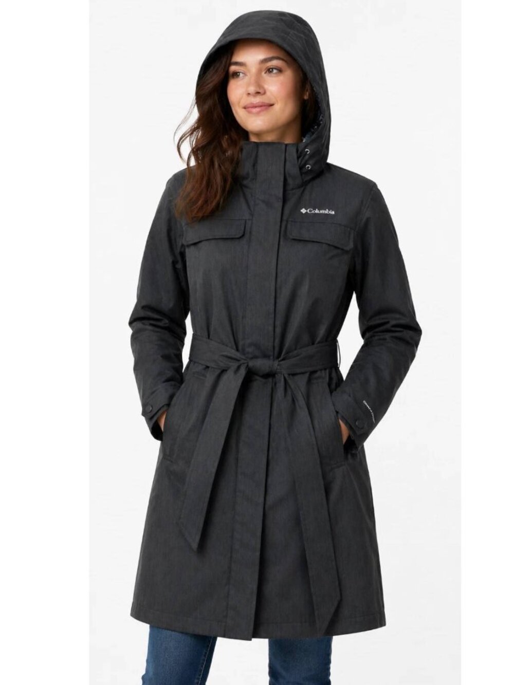 NEW Columbia Women's Radiant Maiden Trench Long Jacket Coat Size Small